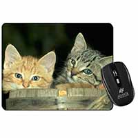 Kittens in Beer Barrel Computer Mouse Mat