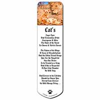 Fantasy Spirit Lion Watch on Ginger Kittens Bookmark, Book mark, Printed full co