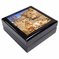 Fantasy Spirit Lion Watch on Ginger Kittens Keepsake/Jewellery Box