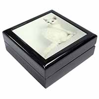 White American Wire Hair Cat Keepsake/Jewellery Box