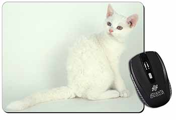 White American Wire Hair Cat Computer Mouse Mat