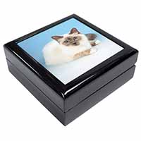 Pretty Birman Cat Keepsake/Jewellery Box