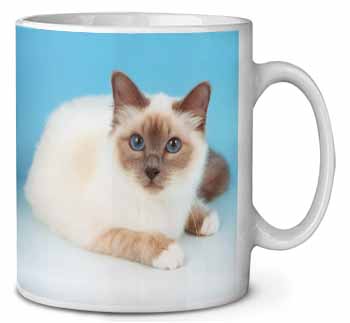 Pretty Birman Cat Ceramic 10oz Coffee Mug/Tea Cup