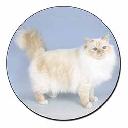 Red Birman Cat Fridge Magnet Printed Full Colour