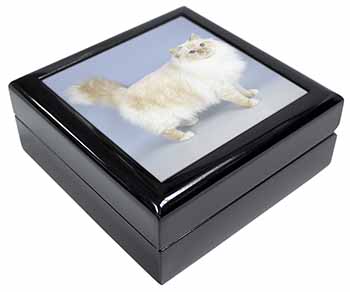 Red Birman Cat Keepsake/Jewellery Box