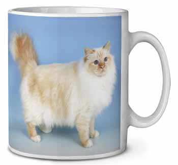 Red Birman Cat Ceramic 10oz Coffee Mug/Tea Cup