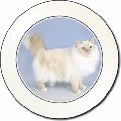 Red Birman Cat Car or Van Permit Holder/Tax Disc Holder