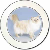 Red Birman Cat Car or Van Permit Holder/Tax Disc Holder