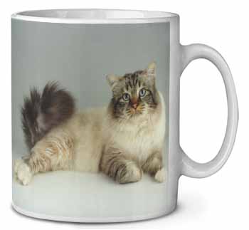 Tabby Birman Cat Ceramic 10oz Coffee Mug/Tea Cup