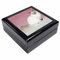 Tortie Birman Cat Keepsake/Jewellery Box