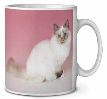 Tortie Birman Cat Ceramic 10oz Coffee Mug/Tea Cup