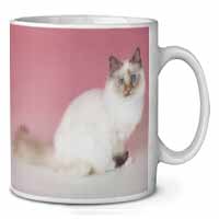 Tortie Birman Cat Ceramic 10oz Coffee Mug/Tea Cup