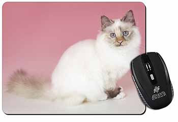 Tortie Birman Cat Computer Mouse Mat