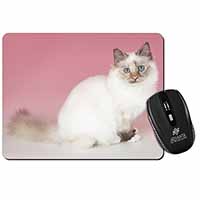 Tortie Birman Cat Computer Mouse Mat