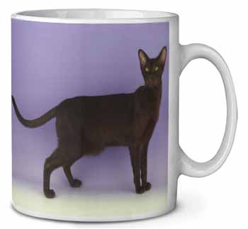 Chocolate Havana Cat Ceramic 10oz Coffee Mug/Tea Cup