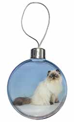 Himalayan Cat Christmas Bauble