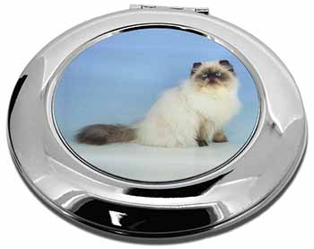 Himalayan Cat Make-Up Round Compact Mirror