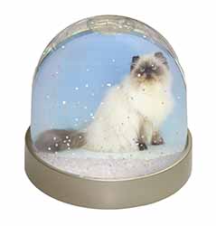 Himalayan Cat Snow Globe Photo Waterball