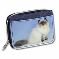 Himalayan Cat Unisex Denim Purse Wallet