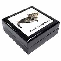 Cats in Hammock Retirement Gift Keepsake/Jewellery Box