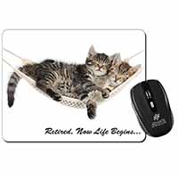 Cats in Hammock Retirement Gift Computer Mouse Mat