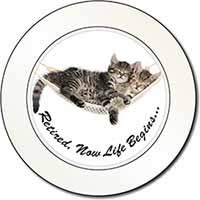 Cats in Hammock Retirement Gift Car or Van Permit Holder/Tax Disc Holder