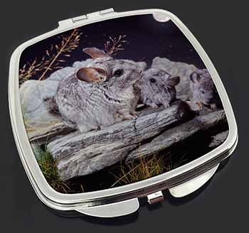 South American Chinchillas Make-Up Compact Mirror