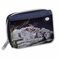 South American Chinchillas Unisex Denim Purse Wallet