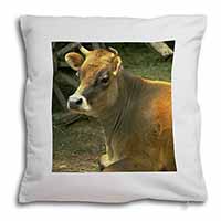 Red Cow Soft White Velvet Feel Scatter Cushion