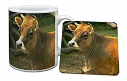 Red Cow Mug and Coaster Set