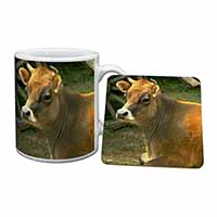 Red Cow Mug and Coaster Set