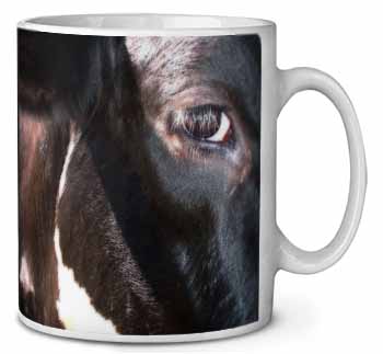 Pretty Fresian Cow Face Ceramic 10oz Coffee Mug/Tea Cup