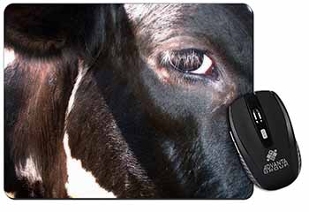 Pretty Fresian Cow Face Computer Mouse Mat
