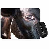 Pretty Fresian Cow Face Computer Mouse Mat