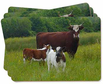 Cow with Calf Picture Placemats in Gift Box