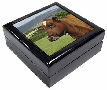 A Fine Brown Cow Keepsake/Jewellery Box