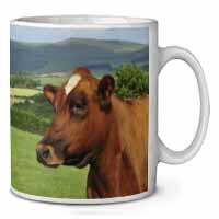 A Fine Brown Cow Ceramic 10oz Coffee Mug/Tea Cup Printed Full Colour - Advanta Group®
