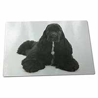 Large Glass Cutting Chopping Board American Cocker Spaniel Dog