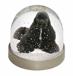 American Cocker Spaniel Dog Snow Globe Photo Waterball