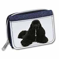 American Cocker Spaniel Dog Unisex Denim Purse Wallet