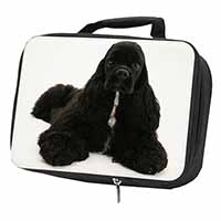 American Cocker Spaniel Dog Black Insulated School Lunch Box/Picnic Bag