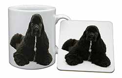 American Cocker Spaniel Dog Mug and Coaster Set