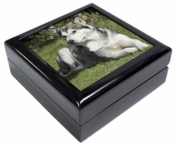 Alaskan Malamute Dog Keepsake/Jewellery Box