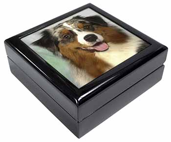 Australian Shepherd Dog Keepsake/Jewellery Box