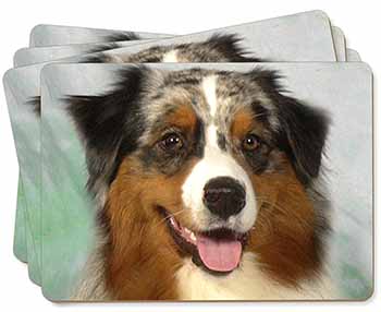 Australian Shepherd Dog Picture Placemats in Gift Box