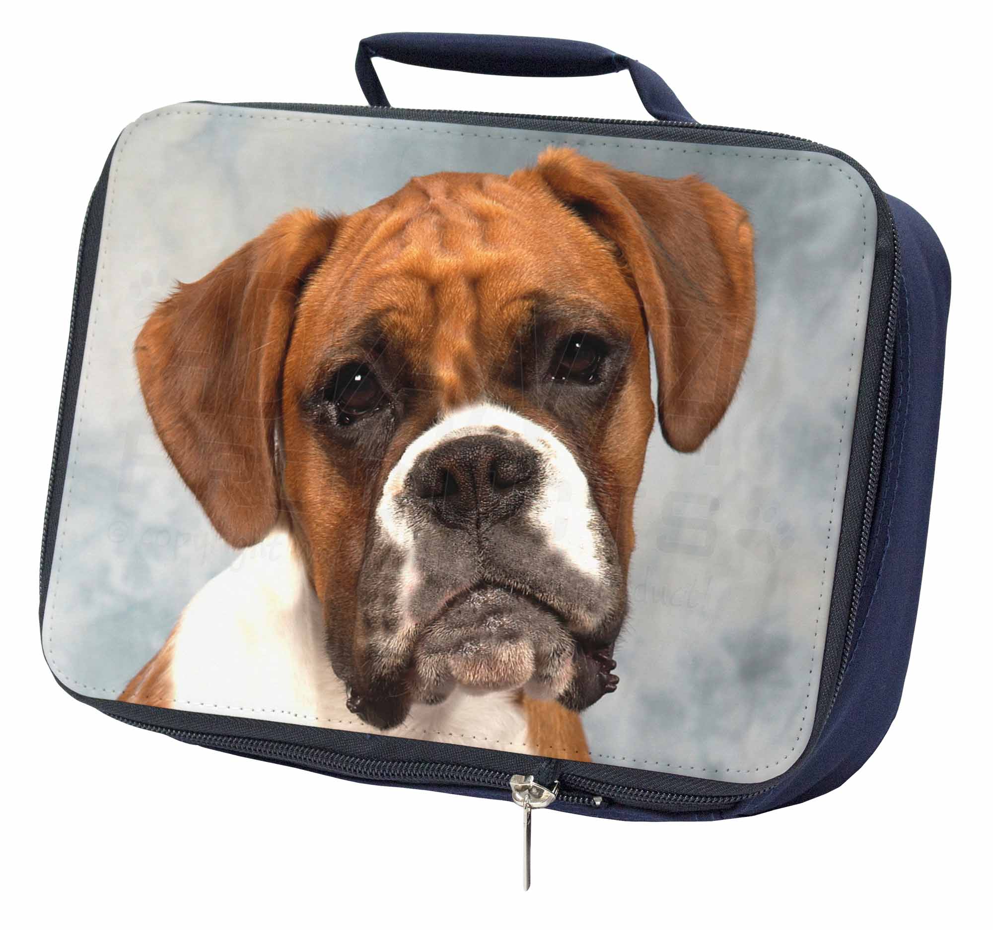 Boxer Dog Navy Insulated Lunch Box, AD-B1LBN | eBay