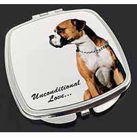 Boxer Dog With Love Make-Up Compact Mirror