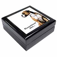 Boxer Dog With Love Keepsake/Jewellery Box