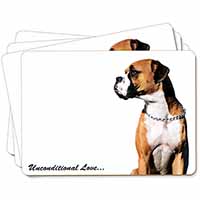 Boxer Dog With Love Picture Placemats in Gift Box - Advanta Group®