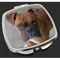 Red Boxer Dog Make-Up Compact Mirror